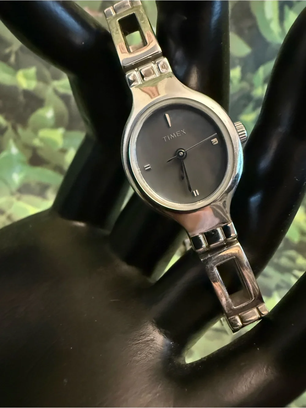 Timex Silver Watch and Link Bracelet